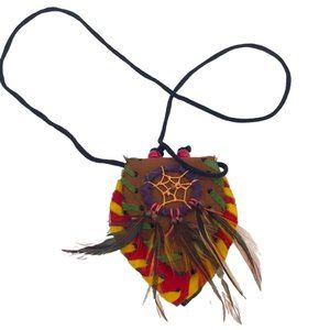 Imported Leather Medicine Pouch
